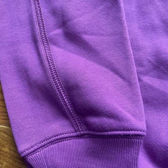 NEW! GAP Kids Purple Glitter Sparkle Star Sweatshirt (Size XXL/14-16) NWT - Picture 4 of 5